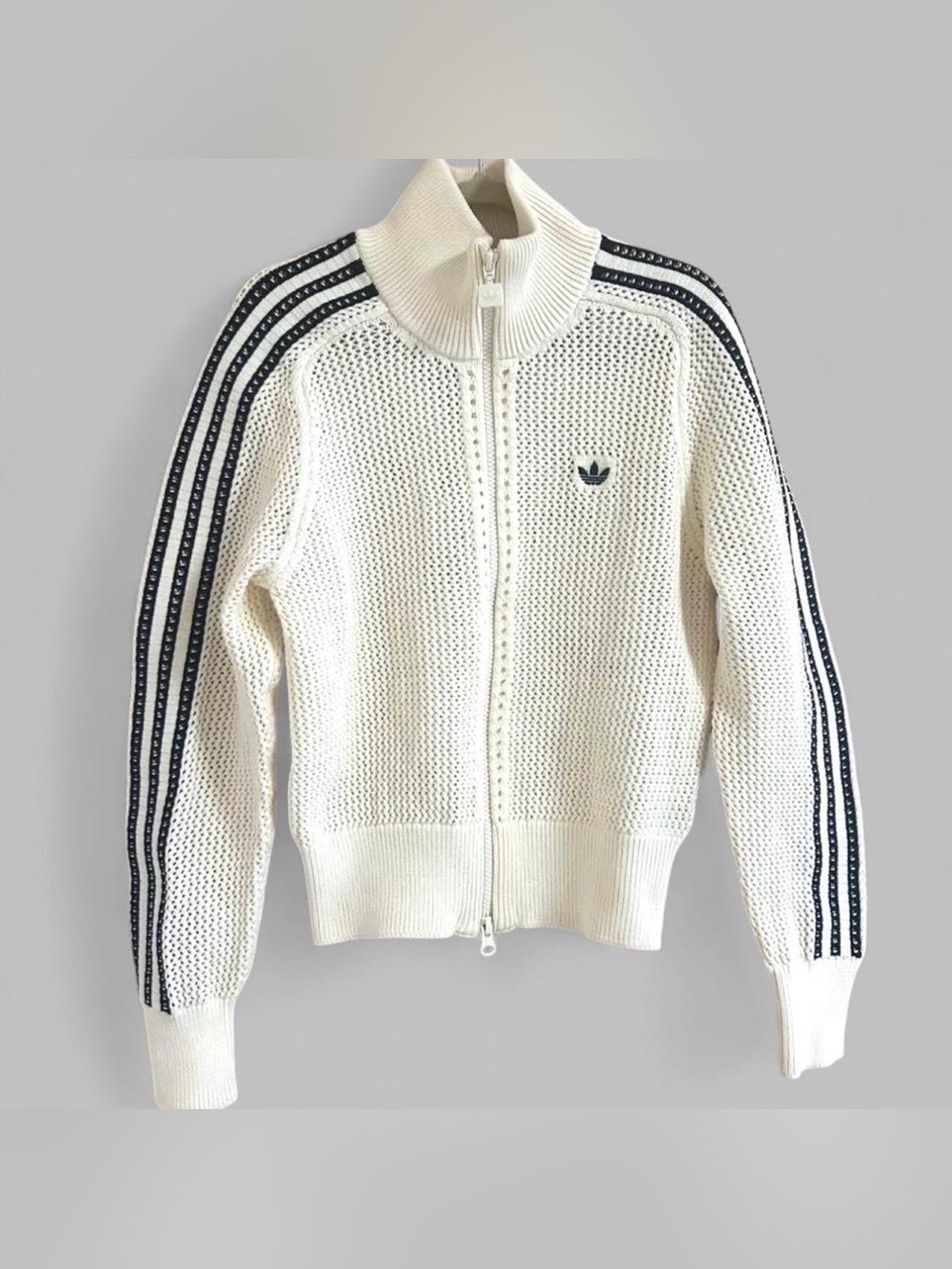 Adidas Originals Premium Crochet Track Top - Wonder White